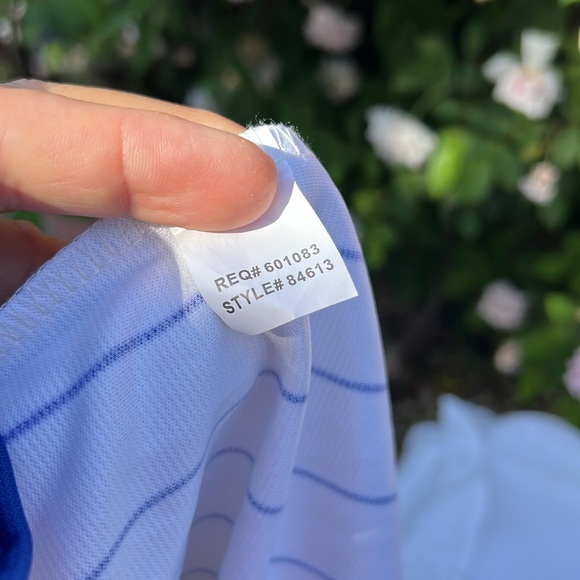 NWT Cooperstown Collection Dodgers Button Down Jersey Size L. - Picture 8 of 17